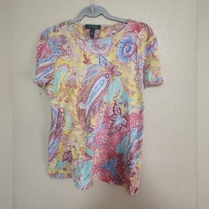 Lauren Ralph Lauren Multicolor Paisley Dress